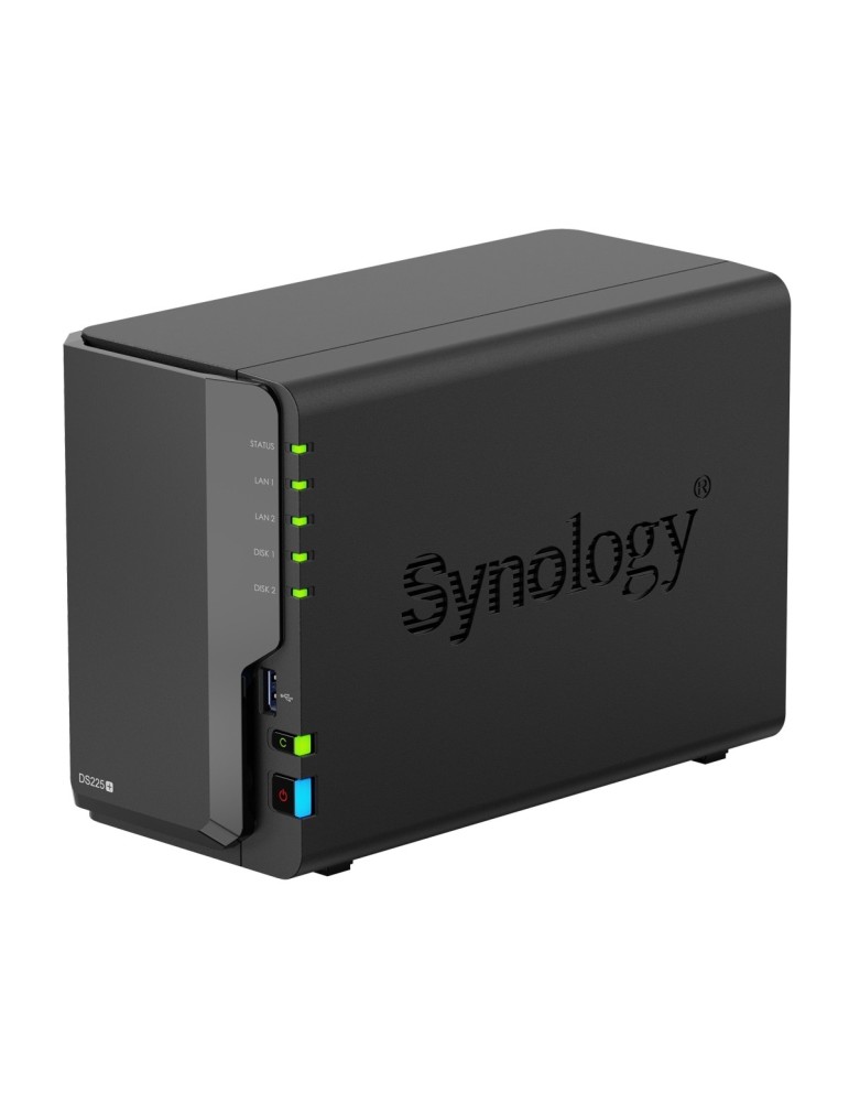 Synology DS225+ 32TB Plus HDD NAS-Bundle NAS inkl. 2x 16TB Synology Plus 3.5 Zoll SATA Festplatte