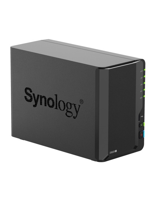 Synology DS225+ 24TB Plus HDD NAS-Bundle NAS inkl. 2x 12TB Synology Plus 3.5 Zoll SATA Festplatte