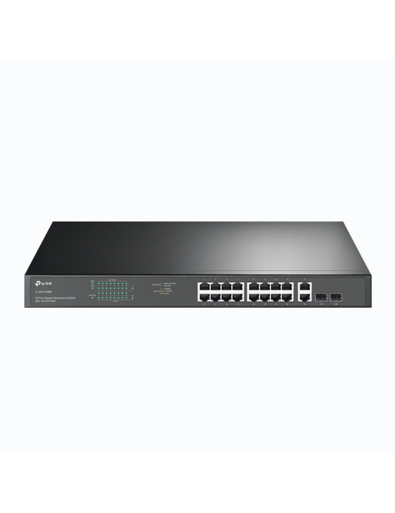 TP-Link SG1218MP Unmanaged Switch 18x Gigabit Ethernet, 16x PoE+, 250W, 1x GbE/SFP Combo