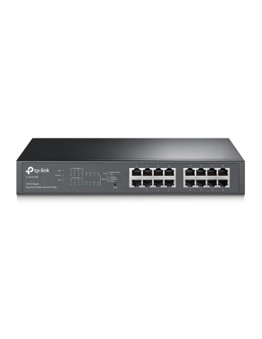 TP-Link SG1016PE Easy Smart Switch 16x Gigabit Ethernet (8x PoE+), Plug-and-Play