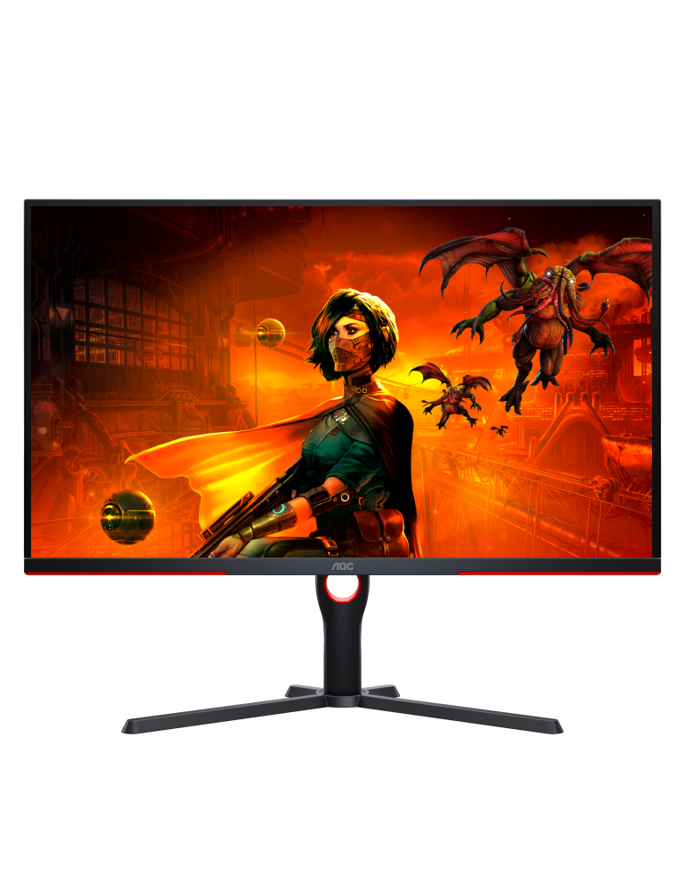 AOC Gaming U32G3X - PROMO 32 Zoll UHD Monitor, 144 Hz, FreeSync Pre., G-Sync comp., HDR400 (3840x2160, 1ms GtG, HDMI 2.1, Displa