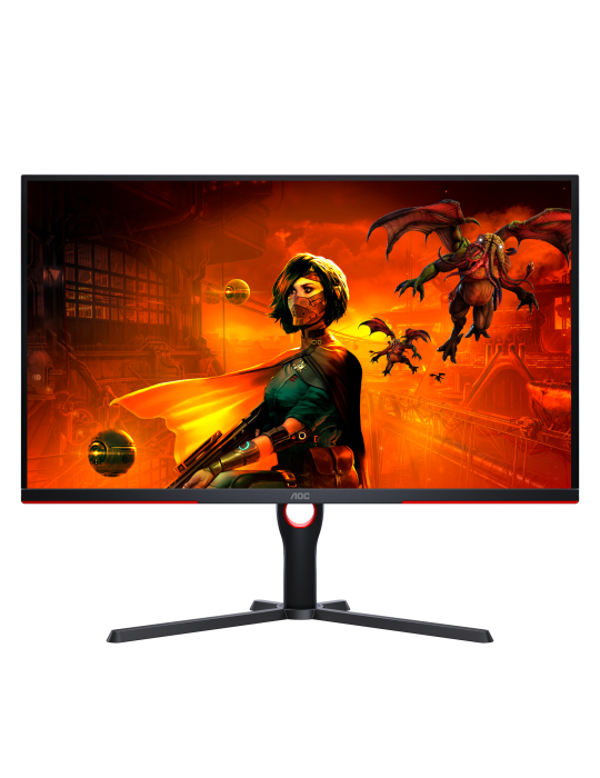 AOC Gaming U32G3X - PROMO 32 Zoll UHD Monitor, 144 Hz, FreeSync Pre., G-Sync comp., HDR400 (3840x2160, 1ms GtG, HDMI 2.1, Displa
