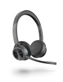 Poly Plantronics Voyager 4320 UC Bluetooth Headset, Binaural, Nano Dongle mit USB-A, MS zertifiziert