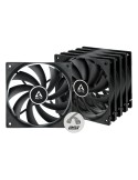 Arctic F12 PWM PST schwarz (5er-Pack) | 120mm Gehäuselüfter