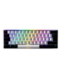 Sharkoon SKILLER SGK50 S4 mech. Gaming Tastatur - 60 % Layout, Blaue Hot-Swap Switches, RGB-Beleuchtung, QWERTZ-Layout, weiß-sch