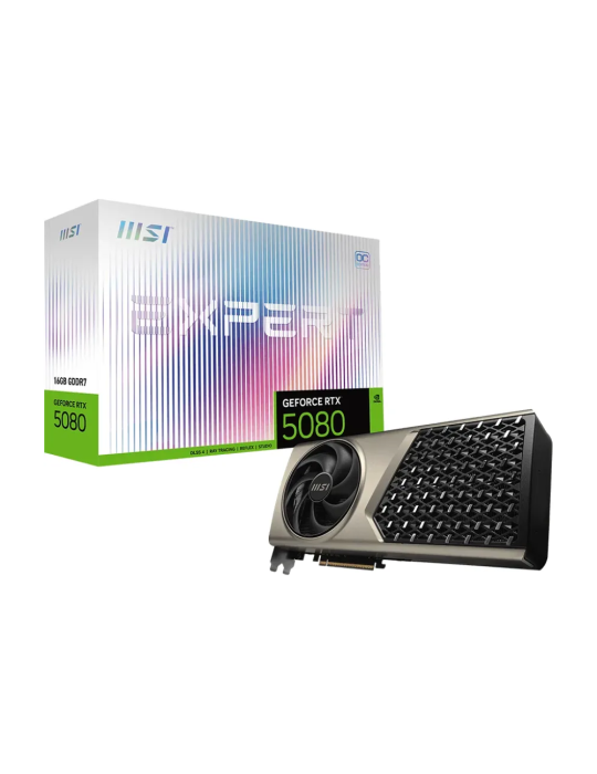 MSI GeForce RTX 5080 16G EXPERT OC - 16GB GDDR7, HDMI, 3x DP