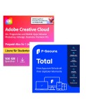 Adobe Creative Cloud All Apps | Studierende und Lehrende | 1 Jahr | 100GB | PC/Mac | inkl. F-Secure Total [7 Devices - 12+3 Mona