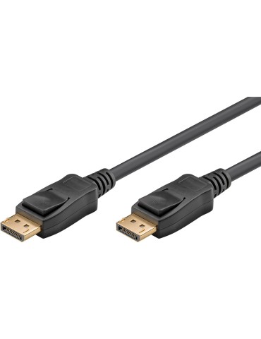 Goobay DisplayPort Verbindungskabel 2.0, schwarz, 2m
