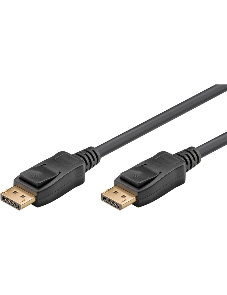 Goobay DisplayPort Verbindungskabel 2.0, schwarz, 2m