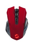 Speedlink FORTUS Gaming Mouse - Wireless, LED-Beleuchtung, Bis zu 2.400 dpi Auflösung, Kompakter Nano-Empfänger, Gummierte Oberf