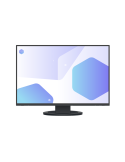 Eizo FlexScan EV2485-BK Office Monitor - IPS, USB-C, HDMI, DP