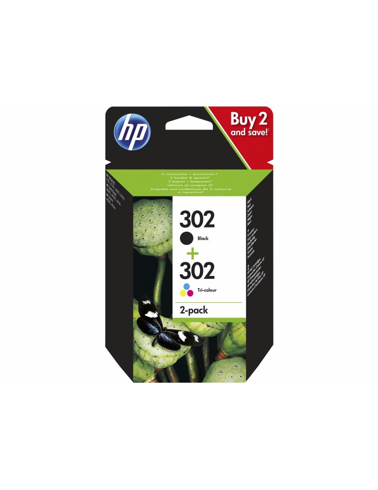 HP 302 (X4D37AE) Original Druckerpatronen 2er-Pack