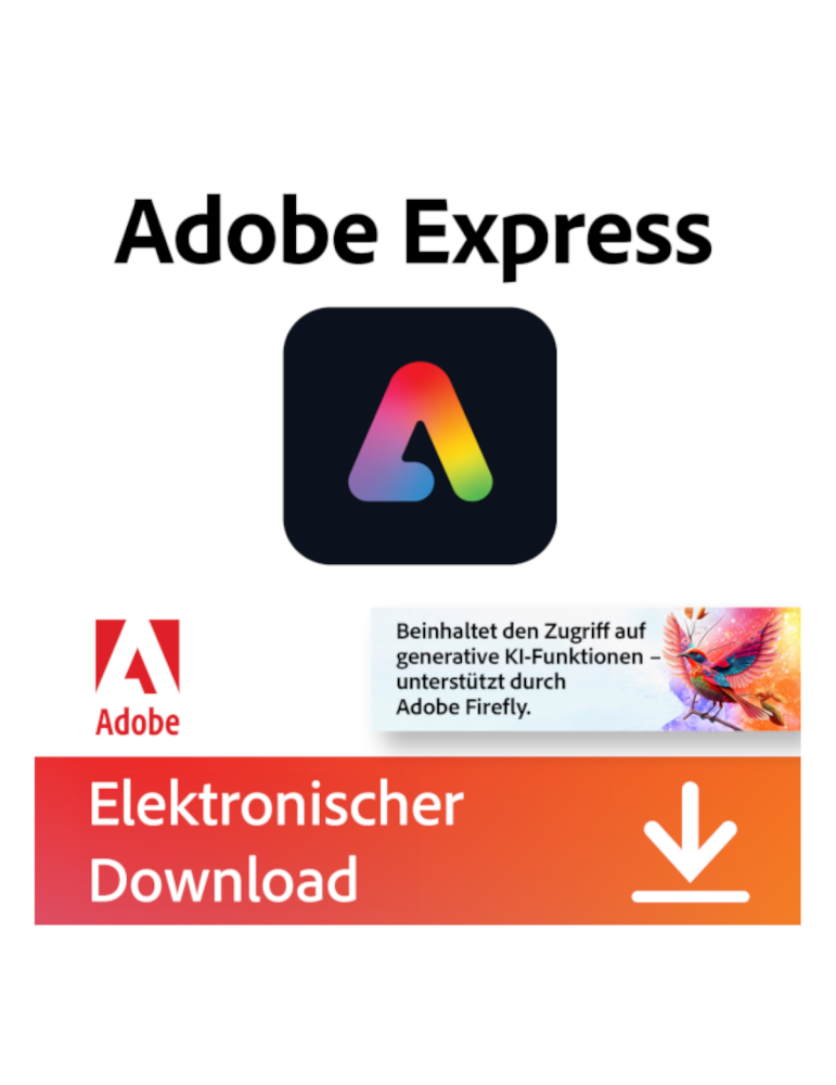 Adobe Express Premium | 1 Jahr | 100GB | Web/iOS/Android