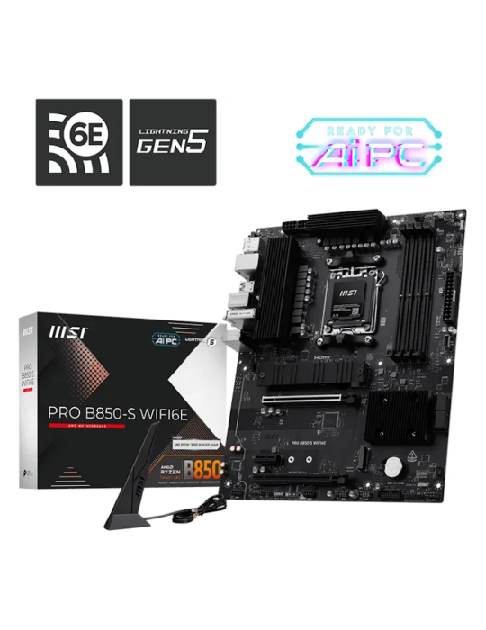 MSI PRO B850-S WIFI6E Mainboard Sockel AM5