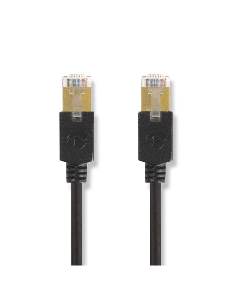 Nedis Cat 6 Kabel | RJ45 Stecker | F/UTP | 20.0 m| rund | LSZH / PVC | Anthrazit | Verpackung mit Sichtfenster