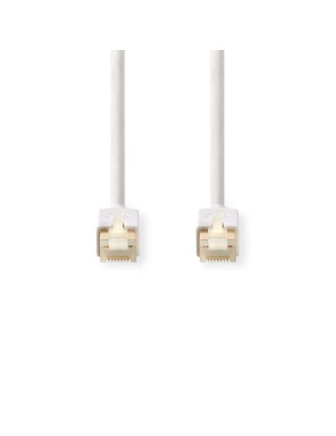 Nedis Cat 6 Kabel | RJ45 Stecker | RJ45 Stecker | F/UTP | 5.00 m | rund | LSZH / PVC | Weiss | Verpackung mit Sichtfenster