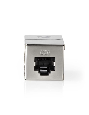 Nedis Cat 6 Netzwerkadapter | Geschirmt | RJ45 (8P8C) Buchse | RJ45 (8P8C) Buchse | Gerade | Metall | Verpackung mit Sichtfenste
