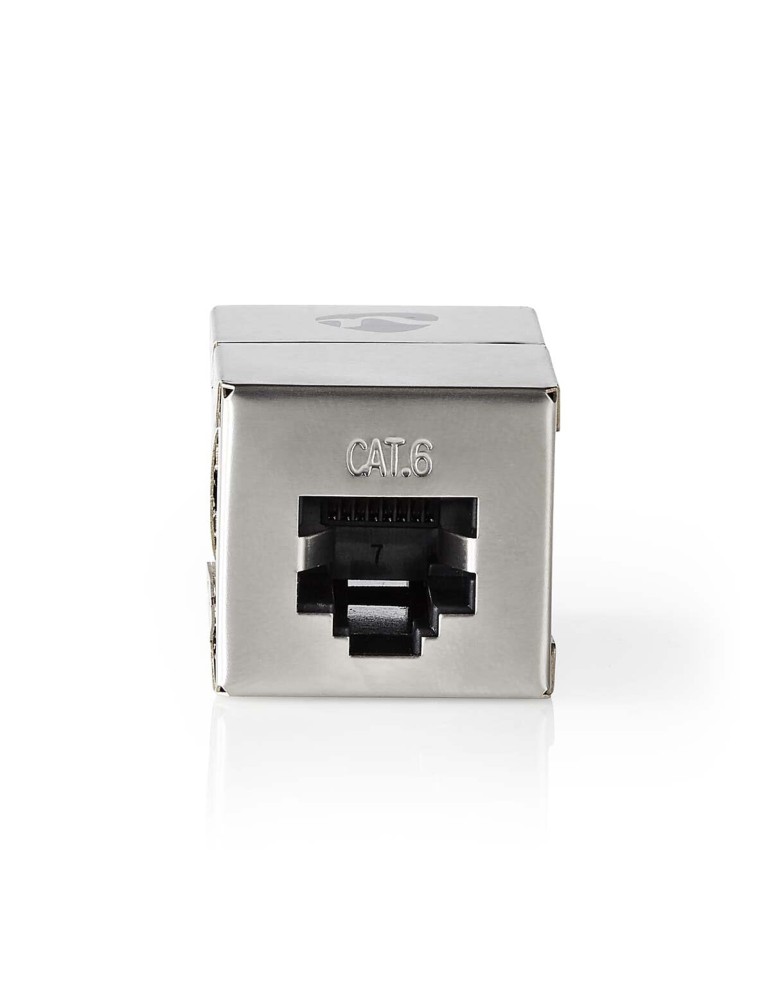 Nedis Cat 6 Netzwerkadapter | Geschirmt | RJ45 (8P8C) Buchse | RJ45 (8P8C) Buchse | Gerade | Metall | Verpackung mit Sichtfenste