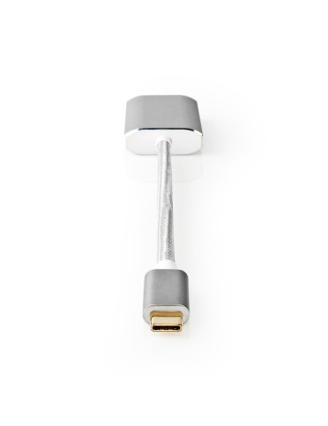 Nedis USB-Adapter | USB 3.2 Gen 1 | USB-C™ Stecker | Mini DisplayPort Buchse | 0.20 m | rund | Vergoldet | Geflochten / Nylon | 