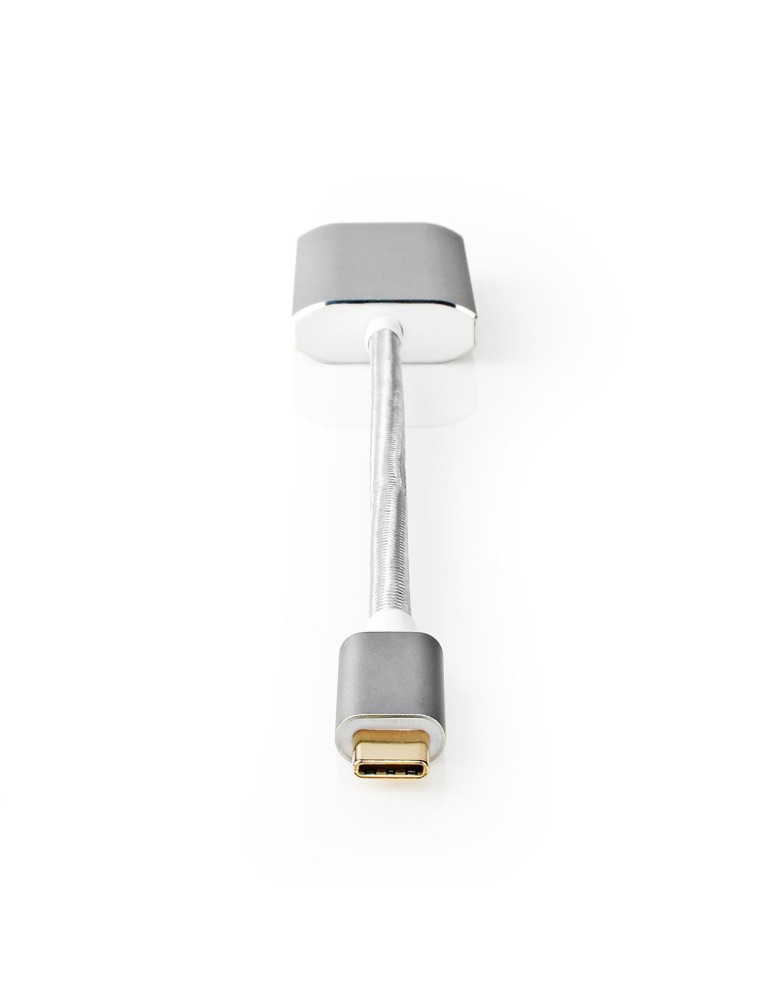 Nedis USB-Adapter | USB 3.2 Gen 1 | USB-C™ Stecker | Mini DisplayPort Buchse | 0.20 m | rund | Vergoldet | Geflochten / Nylon | 