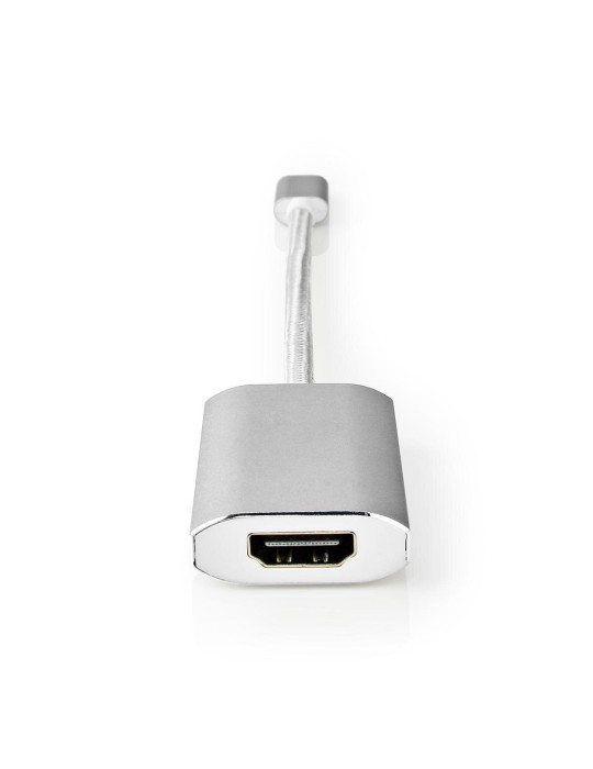 Nedis USB-Adapter | USB 3.2 Gen 1 | USB-C™ Stecker | HDMI™ | Power delivery | 0.20 m | rund | Vergoldet | Geflochten / Nylon | S