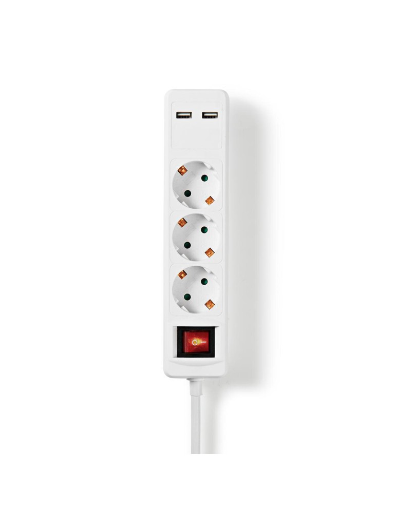 Nedis Verlängerungsbuchse | | 3-Wege | 1.50 m | 3680 W | 16 A |