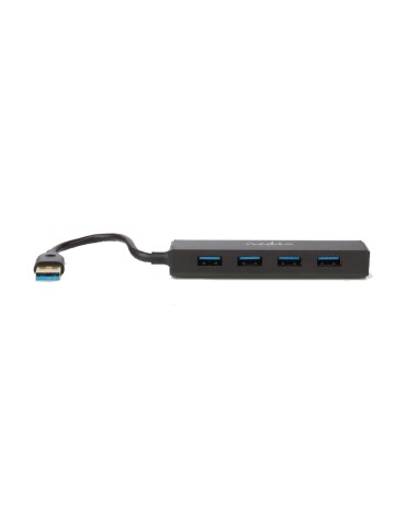 Nedis USB-Hub 4-Port port(s) USB 3.2 Gen1 - Netzstromversorgung / Stromversorgung über USB, 4x USB