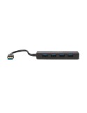 Nedis USB-Hub 4-Port port(s) USB 3.2 Gen1 - Netzstromversorgung / Stromversorgung über USB, 4x USB