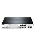 D-Link DGS-1210-10P Smart+ Managed Switch [8x Gigabit Ethernet PoE+, 2x GbE SFP]