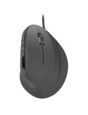 Speedlink PIAVO Ergonomic Vertical USB-Mouse, Bis zu 2.400dpi Auflösung, Gummierte Oberfläche