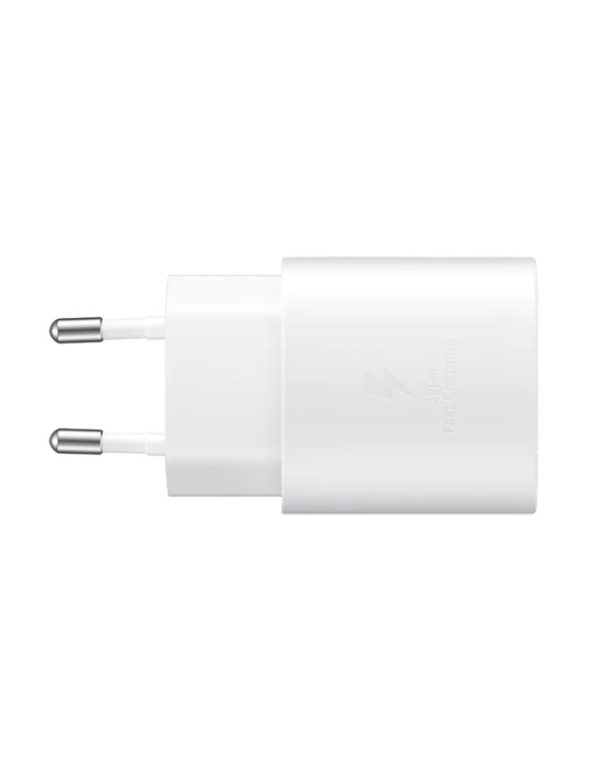 Samsung Schnelllade-Adapter (25W), USB-C-Anschluss, Unterstützt PD 3.0, White