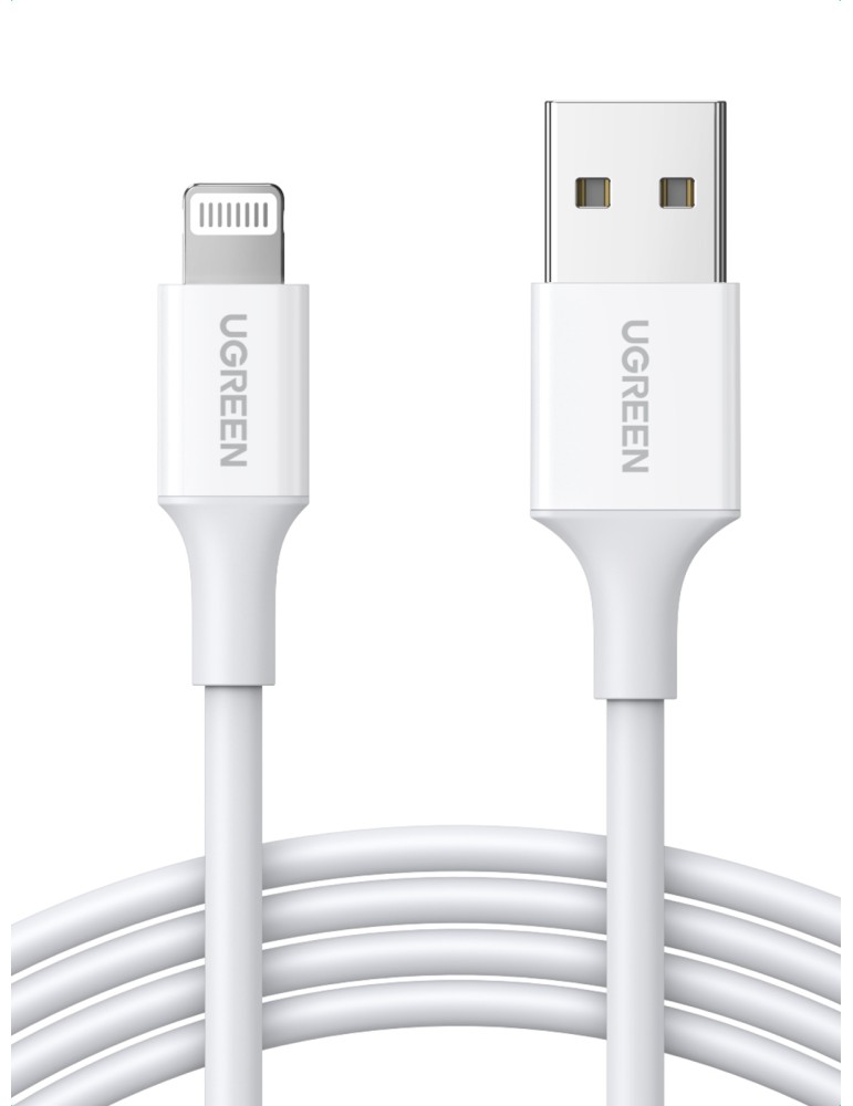 UGREEN Lightning zu USB-A Kabel, Weiß