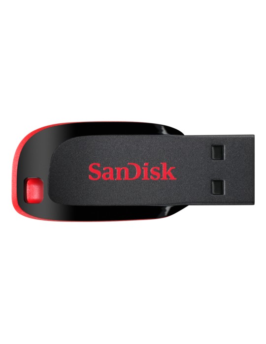 SanDisk Cruzer Blade Typ-A 16GB USB-Stick Ohne Schutzkappe, bis zu 15 MB/s, USB 2.0