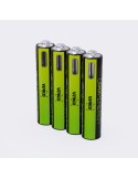 Verico LoopEnergy 4er-Pack AAA Akku-Batterien, Wiederaufladbar über USB-C