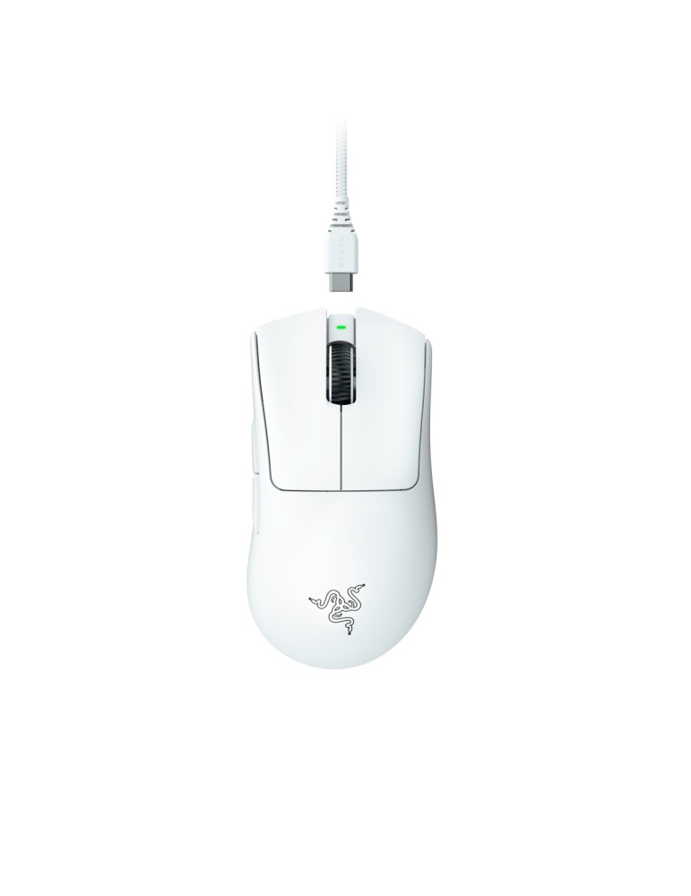 Razer DeathAdder V3 Pro Weiß - Ultra leichte kabellose ergonomische E-Sport-Maus