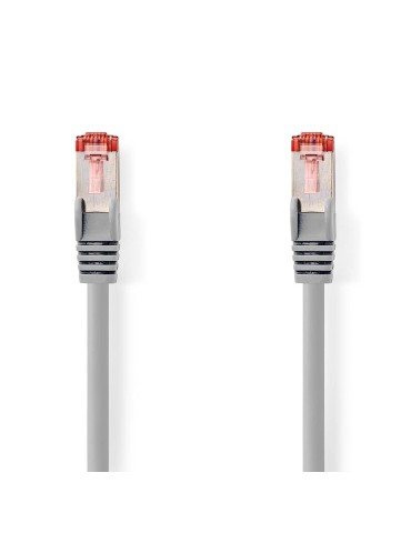 Nedis Cat 6 Kabel | RJ45 Stecker | RJ45 Stecker | S/FTP | 7.50 m | rund | LSZH | Grau | Plastikbeutel