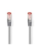 Nedis Cat 6 Kabel | RJ45 Stecker | RJ45 Stecker | S/FTP | 7.50 m | rund | LSZH | Grau | Plastikbeutel