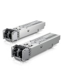 2er Pack Ubiquiti UACC-OM-MM-1G-D Transceiver-Modul SFP, 1,25 Gbit/s, LC Duplex, bis zu 550 m