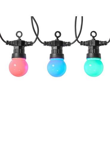Nedis SmartLife Dekorative LED | Wi-Fi | 9m | Party Lights | RGB | 10 LED's | 9m | Android™ / IOS