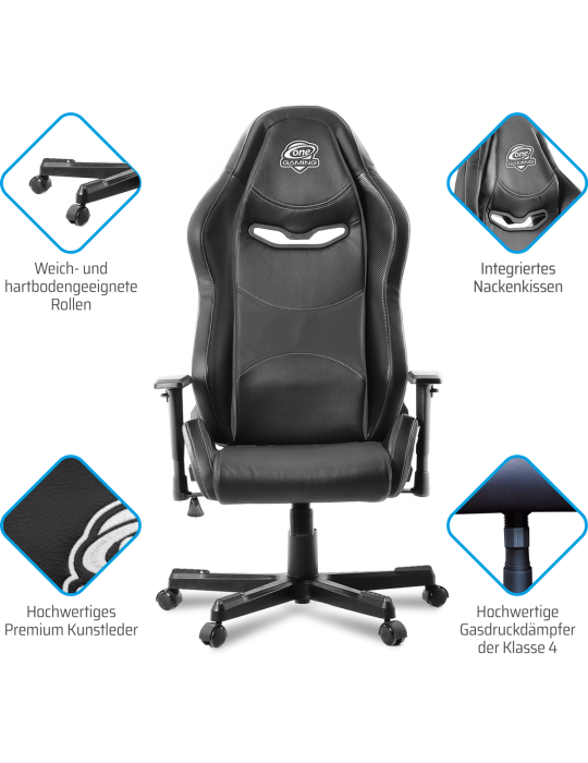 Gaming Stuhl ONE GAMING Chair BLACK