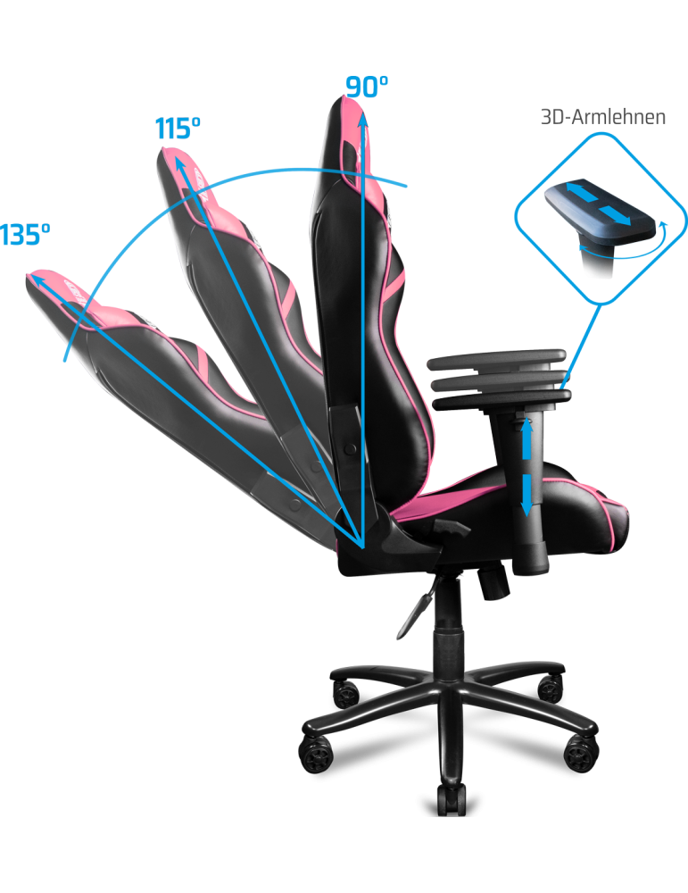 Gaming Stuhl ONE GAMING Chair Pro Pink