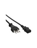 InLine® Netzkabel, Netzstecker Italien auf Kaltgerätestecker C13, 1,8m