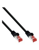 InLine® Patchkabel, S/FTP (PiMf), Cat.6 250MHz, PVC, Kupfer, schwarz, 3m