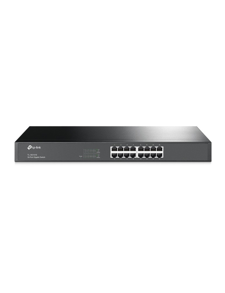 TP-Link TL-SG1016 16-Port Gigabit Rackmount Switch (1000 Mbit/s, Auto MDI/MDIX)
