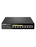 D-Link DGS-1008P Unmanaged Switch 8x Gigabit LAN (davon 4x PoE+), 60W PoE-Budget, Plug & Play