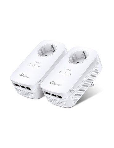 TP-Link AV1300 Gigabit Powerline Set 2 x Adapter, bis zu 1.300 Mbit/s, 300m Reichweite, 3x Gigabit LAN