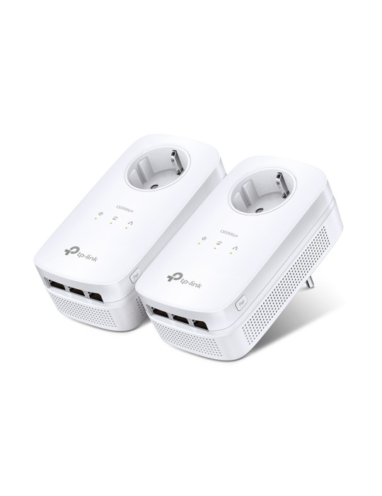 TP-Link AV1300 Gigabit Powerline Set 2 x Adapter, bis zu 1.300 Mbit/s, 300m Reichweite, 3x Gigabit LAN