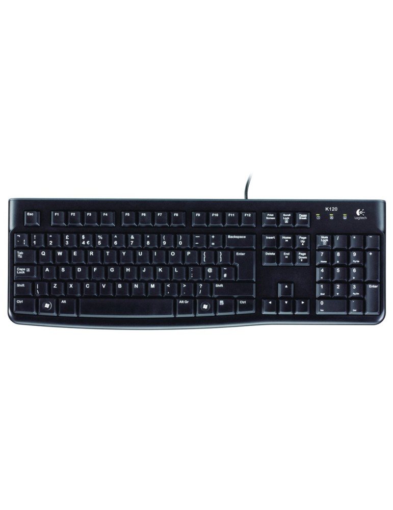 Logitech K120 Tastatur, kabelgebunden, US-Layout
