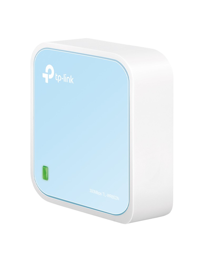 TP-Link WR802N Mobiler Nano WLAN Router N300 Single-Band, 1x LAN