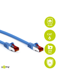 Goobay 10m CAT 6 Patchkabel, S/FTP (PiMF), Blau